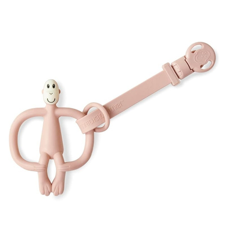 Zawieszki silikonowe dla dziecka MULTI Mint & Blush - Matchstick Monkey - 2 szt.