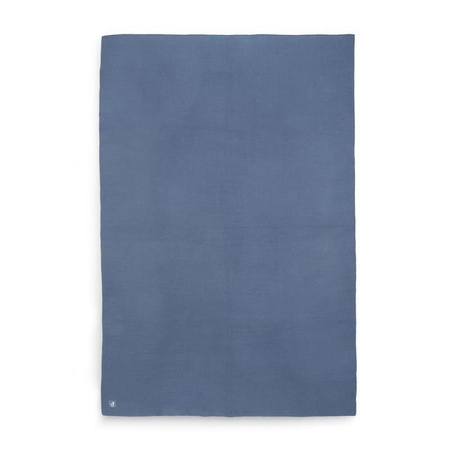  Kocyk tkany dla dziecka 75 x 100 cm Basic Jeans Blue - Jollein 