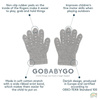 Antypoślizgowe rękawiczki dla dziecka ułatwiające chwytanie 3  -4 lata Sky Blue - GoBabyGo 