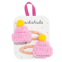 Rockahula Kids - spinki do włosów dla dziewczynki Knitted Bobble Hat