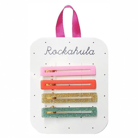 Rockahula Kids - spinki do włosów dla dziewczynki Retro bar Multikolor