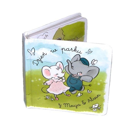 Kolorowa książeczka dla dzieci o przygodach Myszki i Słonika