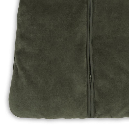 Śpiworek niemowlęcy całoroczny 4 pory roku z odpinanymi rękawami Velvet Leaf Green 90 cm - Jollein 