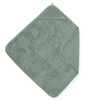 Ręcznik kąpielowy z kapturkiem dla dziecka 75 x 75 cm FROTTE ASH GREEN -  Jollein