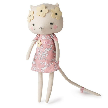 Przytulanka Panna Kotek Kitty w kawietnym wianku 33 cm - Picca LouLou
