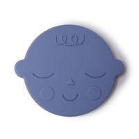 Gryzak silikonowy dla dziecka TWARZ - Blueberry - Mushie