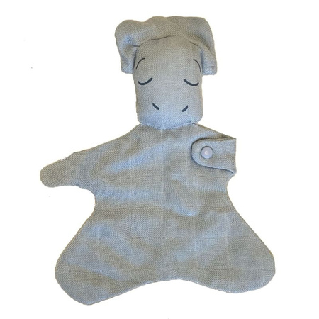 Przytulanka dla dziecka doudou Dino Dusty Blue 40 cm - Petú Petú 