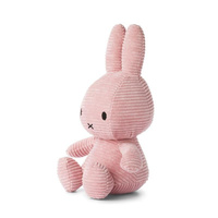 Sztruksowy różowy Królik przytulanka 23 cm - Miffy