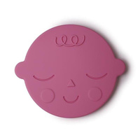 Gryzak silikonowy dla dziecka TWARZ - Bubblegum - Mushie