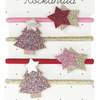 Rockahula Kids - 4 gumki do włosów Jolly Glitter Xmas Tree