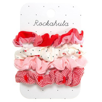 Gumki do włosów dla dziewczynki Sweet Cherry Scrunchie - Rockahula Kids - 4 szt.