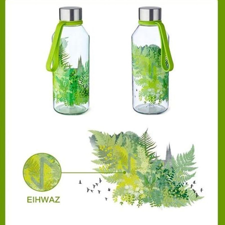 Butelka na wodę 0,65 L - Natura - Carl Oscar Runes Wisdom Flask