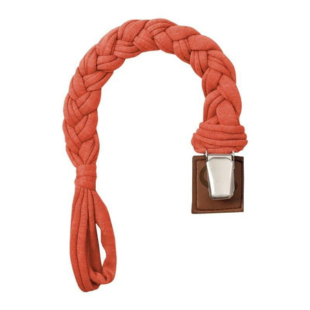 Hi Little One - warkoczykowa zawieszka do smoczka Pacifer holder Rust
