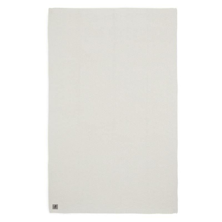 Kocyk tkany dla dziecka 75 x 100 cm RIVER KNIT CREAM WHITE - Jollein